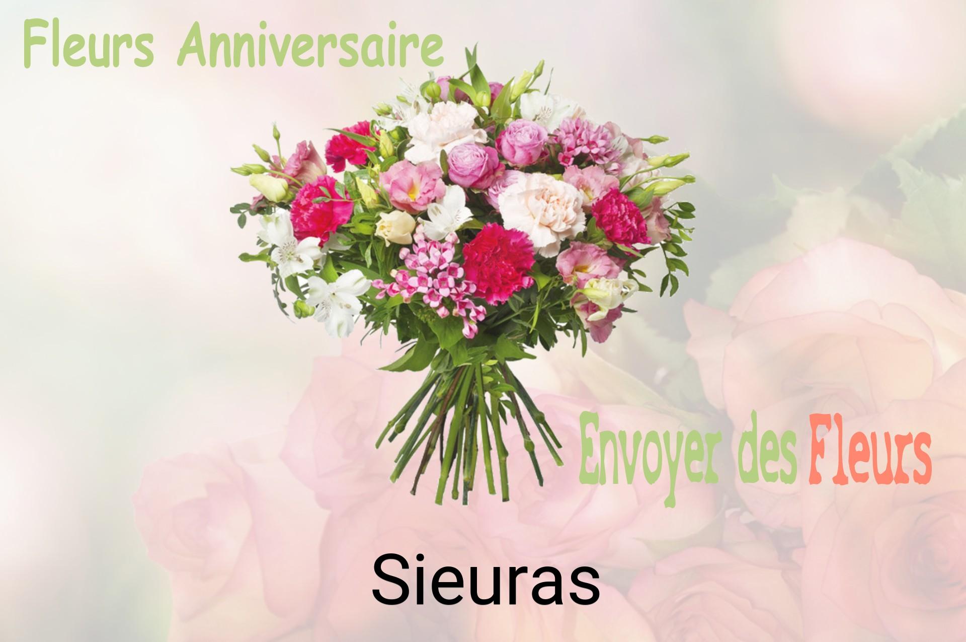 Bouquet de fleurs d’anniversaire livré à Sieuras